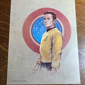 Kelly Freas Star Trek Officers Prints Set of 7 VTG